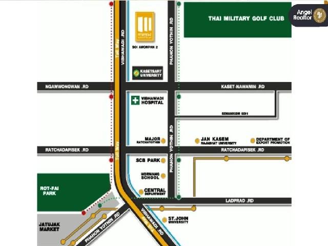 คอนโด Max Condominium Vibhavadi 2นอน 2น้ำ ฟรีเฟอร์ ติดถนนวิภาวดีรังสิต 8