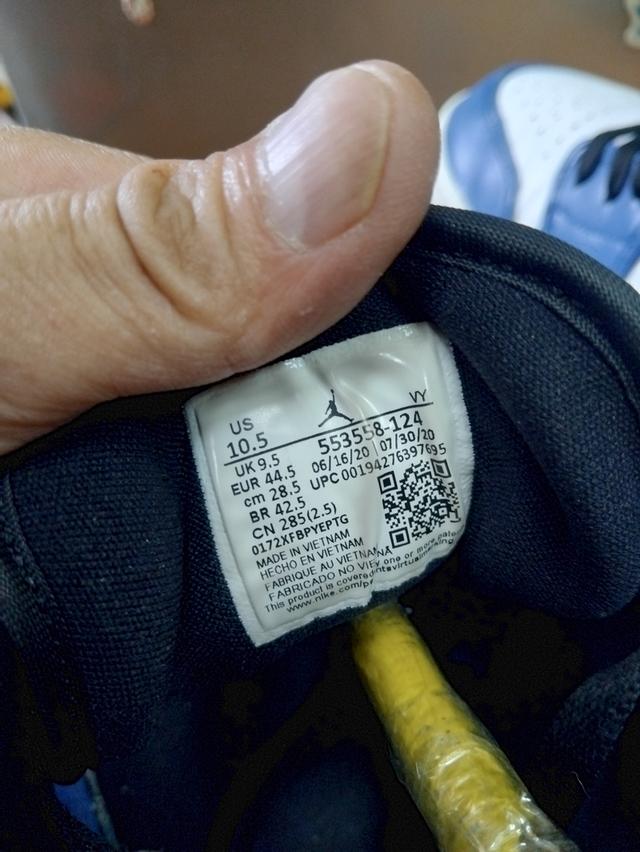 JORDAN 1LOW EUR 44.5/28.5สวยมีร่องรอยการใช้งานปรกติพื้นดีเต็ม350ค่าส่ง50 รูปที่ 8