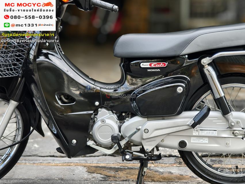 super cub 2023 วิ่ง6000โลแท้ สตาดมือ รถบ้านแท้มือเดียว สภาพป้ายแดง No1105 13