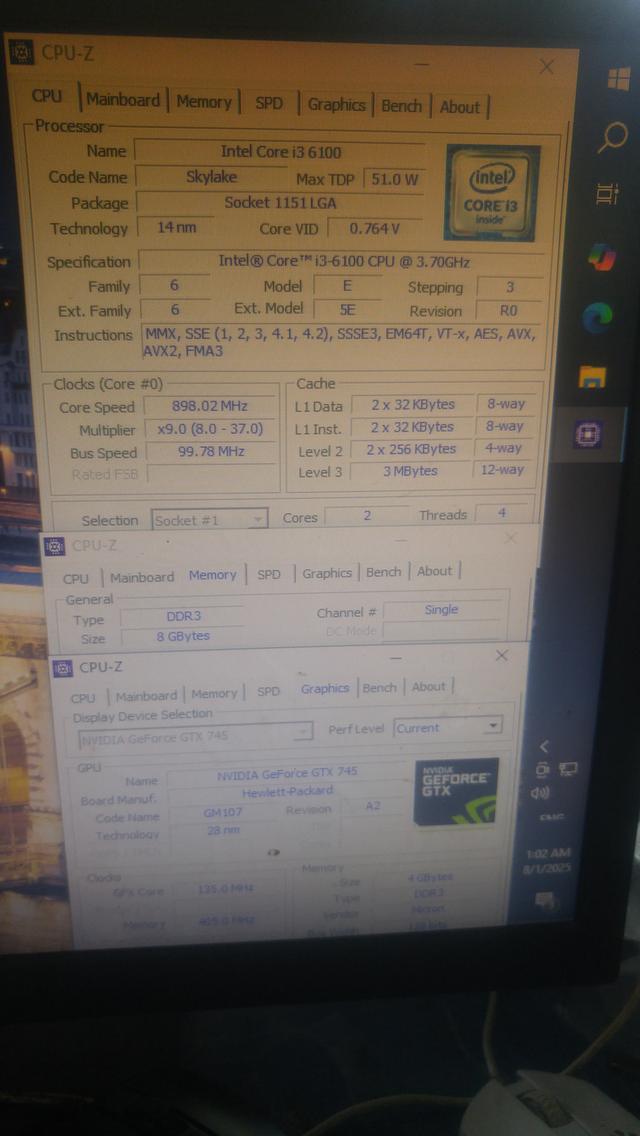คิมi3 gtx745 ssd240g Ram8g 2