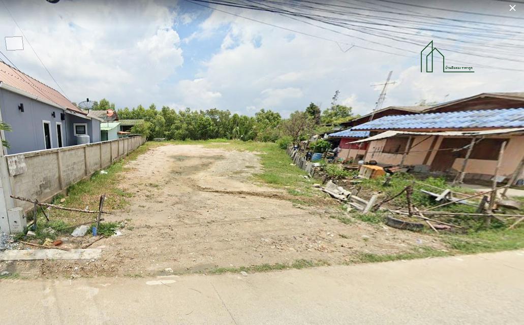ที่ดิน ถ่มแล้ว 205 ตารางวา ด้านหลังติดคลอง ถนนเทพรัตน คลองตำหรุ ชลบุรี 1