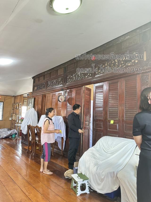 ขายบ้านเรือนไทยโบราณ ไม้สักแท้ อายุกว่า 100 ปี พร้อมที่ดิน 95 ตร.ว. 6