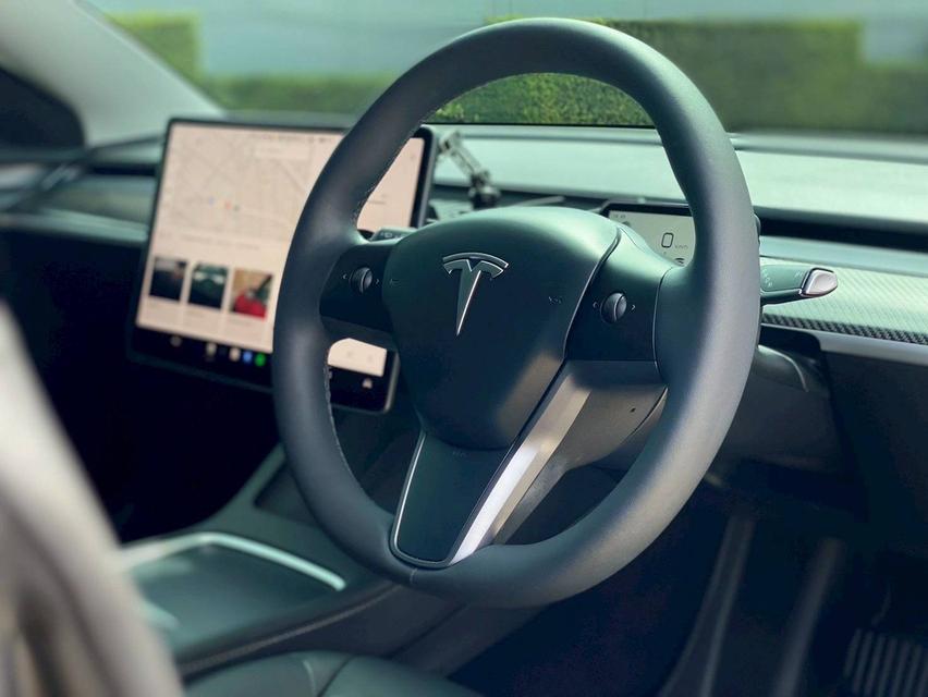 TESLA MODEL3 Long Range 2023 รถสีดำแร็บฟิล์มสีเทามา สวยปิ้งเลย 15