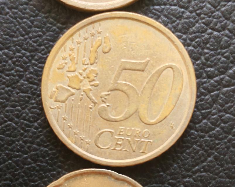 เหรียญ​ Euro อิตาลี ปี2002, 1 ยูโร, 50,20,10เซนต์​ปีเดียวทั้งหมด รูปที่ 8