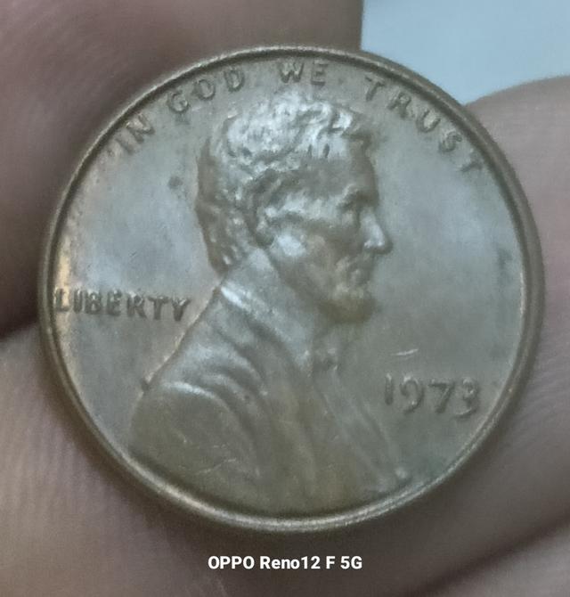 เหรียญ1เซน สหรัฐอเมริกาปี1973