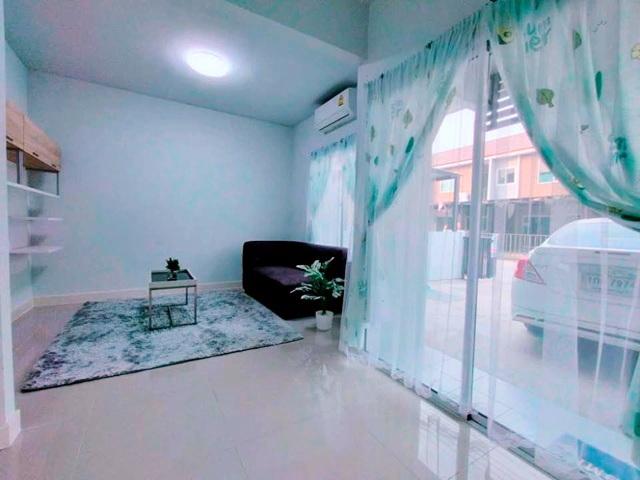 เช่าทาวน์โฮมหรู 2 ชั้น วงแหวน ราชพฤกษ์ 340 วัดสามง่าม บางบัวทอง 2.1 กม.แปลงมุม 28 ตร.วา. 225 ตร.ม. พร้อมเฟอร์ เครื่องใช้ 2