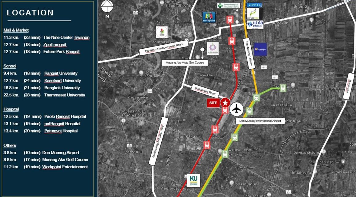 ขายที่ดินใกล้สนามบินดอนเมือง 29 ไร่ เจ้าของขายเอง !! 2