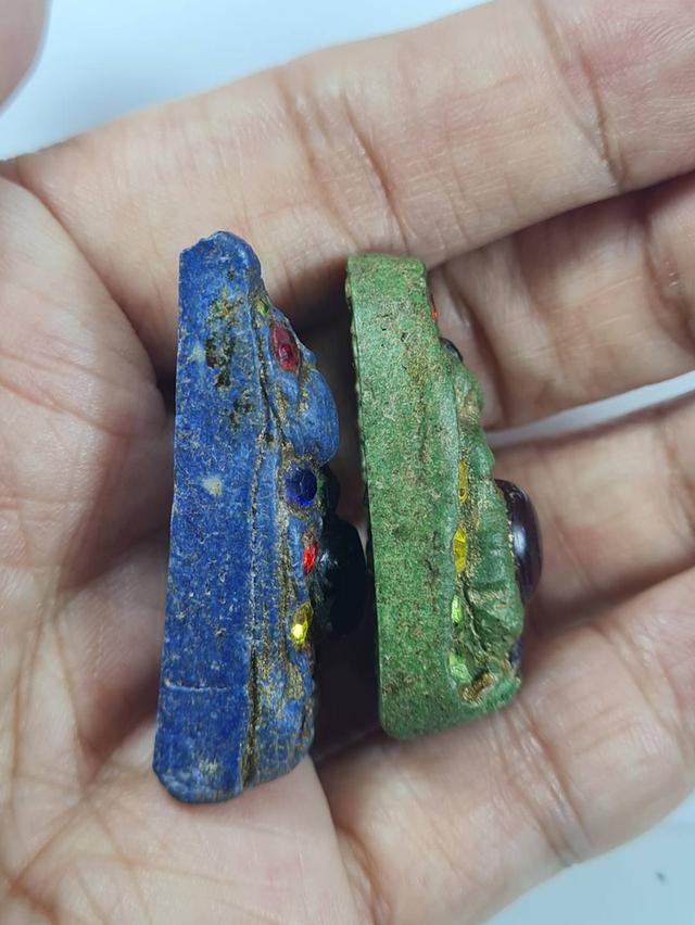 สมเด็จฝังพลอย ยกชุด 2 องค์ รูปที่ 3