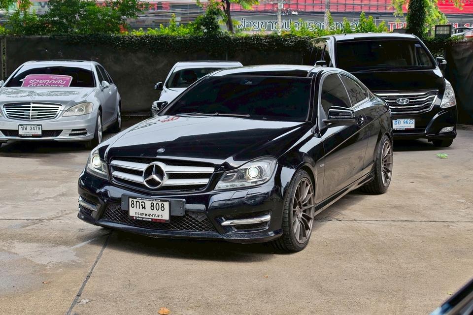 Mercedes-Benz C180 CGI Coupe AMG W204 AT ปี 2013 รถมือสอง ขายถูก