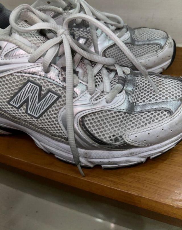 ปล่อยต่อ New balance530 สี white silver  5