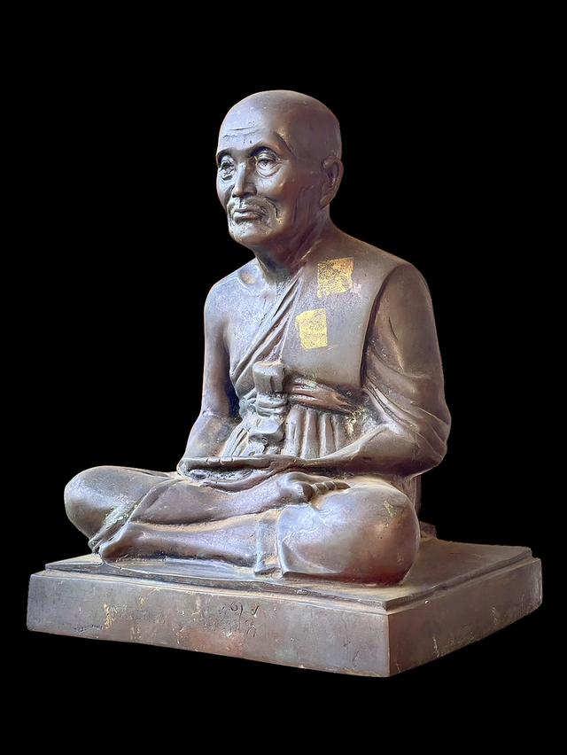 หลวงปู่ทวด วัดช้างให้ หน้าตัก9นิ้ว ปี2503 ทองเหลือง 3
