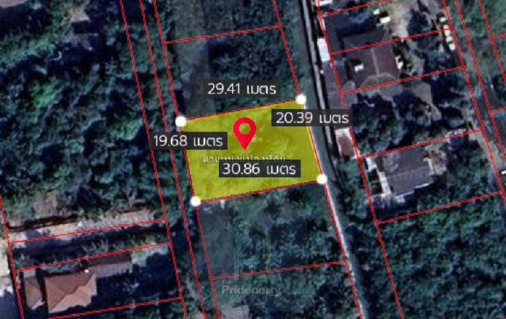 ขาย ที่ดินเปล่า 145 ตร.วา ซ.ปุณณวิถี 43 สุขุมวิท 101 ถนนกว้าง แปลงสี่เหลี่ยม 2