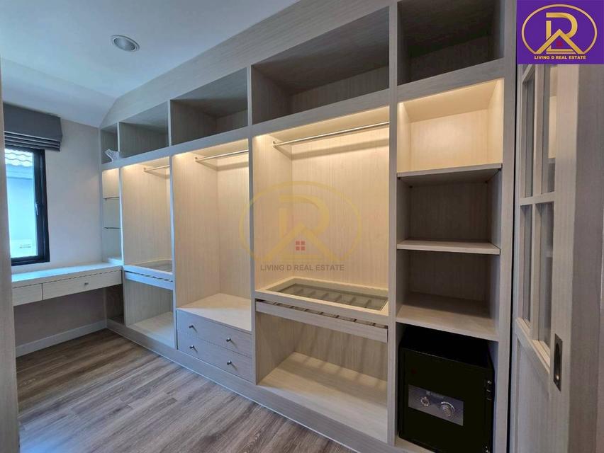 ให้เช่าบ้านเดี่ยว บ้านหลังใหญ่ แปลงหัวมุม หน้าสวน แต่งสวยพร้อมอยู่ พื้นที่ใช้สอยเยอะ โครงการ เพฟ(Pave) บ้านโพธิ์-ฉะเชิงเ 8