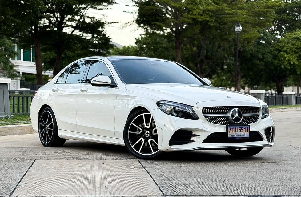 Benz C220d AMG Dynamic รุ่น Top ดีเซลล้วน W205 ปี 2022 หลังคาแก้ว ใช้งานน้อย 9 หมื่นโล รูปย่อยที่ 3