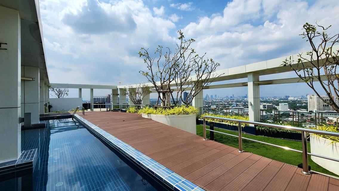 ายหรือให้เช่า คอนโด เมโทรสกาย ประชาชื่น (Metro.Sky Prachachuen) ขนาด 26 ตร.ม. ของโครงการ Property Perfect อาคารตึก C ชั้น 9 วิวสระว่ายน้ำและสวน 12
