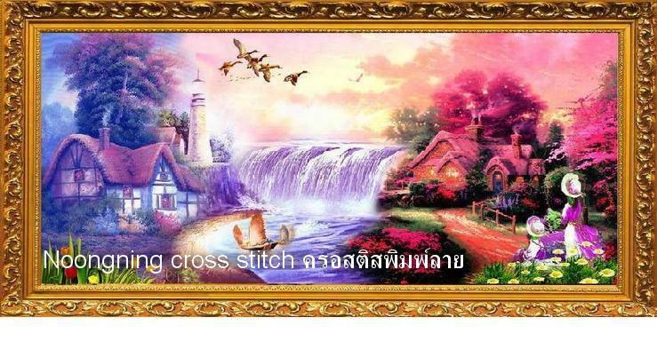 ร้าน Noongning Cross stitch ครอสติสพิมพ์ลาย จำหน่ายอุปกรณ์ครอสติส ภาพติดเพชร1528 2