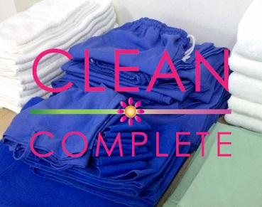 CLEAN COMPLETE บริการซักอบรีดเชิงพาณิชย์ สำหรับธุรกิจและองค์กร
