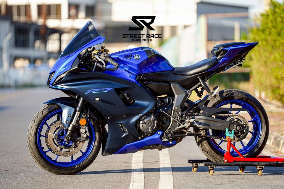 🔥 yamaha r7 ปี 2022 | สีน้ำเงิน สปอร์ตจัด พร้อมขี่ ท่อไทเทเนียมลั่นเท่! 🔥 9