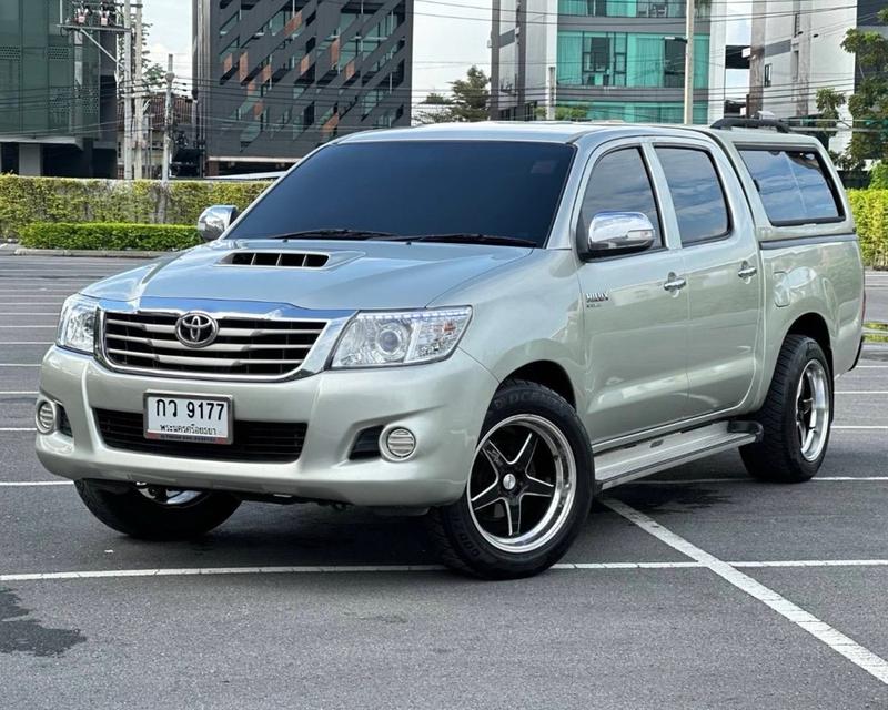 TOYOTA HILUX VIGO 2.5 E DOUBLE CAB เกียร์ ธรรมดา สีบรอนซ์ - ทอง ปี2012 รหัส QT9177 2