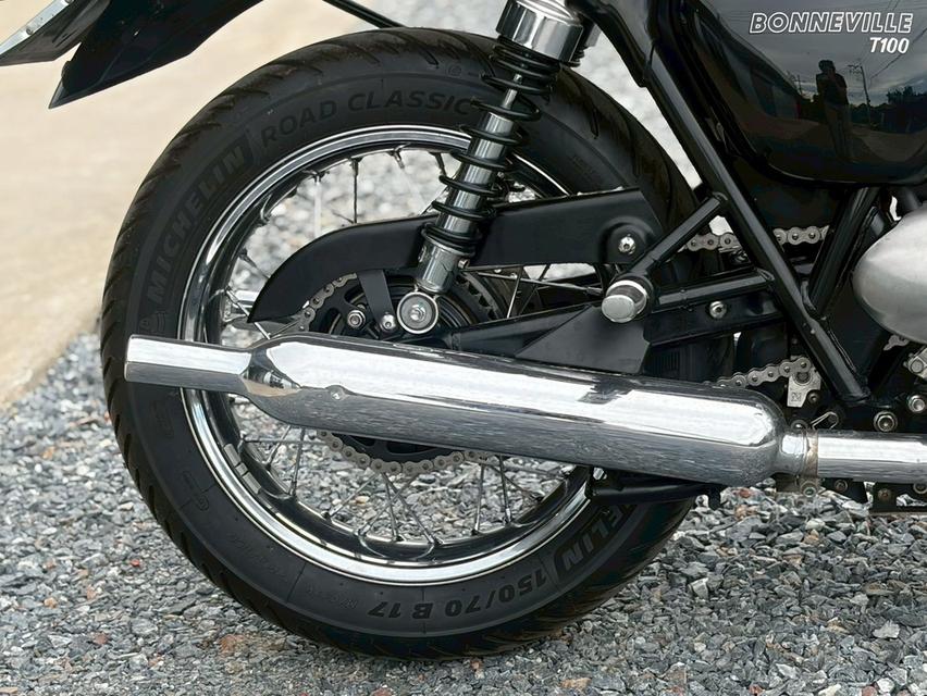 Triumph bonneville T100 ปี 2017 ฟ้าขาว รูปที่ 5