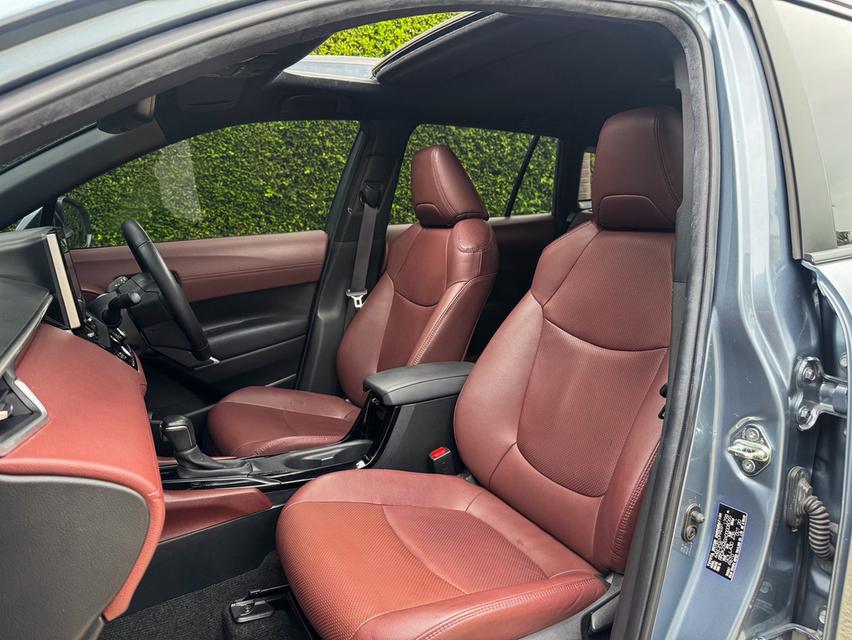 รหัสรถ AVA4185 💚 TOYOTA COROLLA CROSS 1.8 HYBRID PREMIUM SAFETY รุ่น Top มี Sunroof ปี 2020 12
