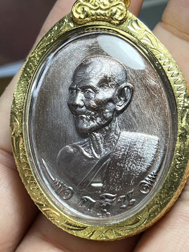 147. เหรียญหลวงปู่ฝั้น ปสาโท รุ่นกฐิน 67 วัดศรีถมอรัตน์ เพชรบูรณ์ เนื้อทองแดงรมดำ