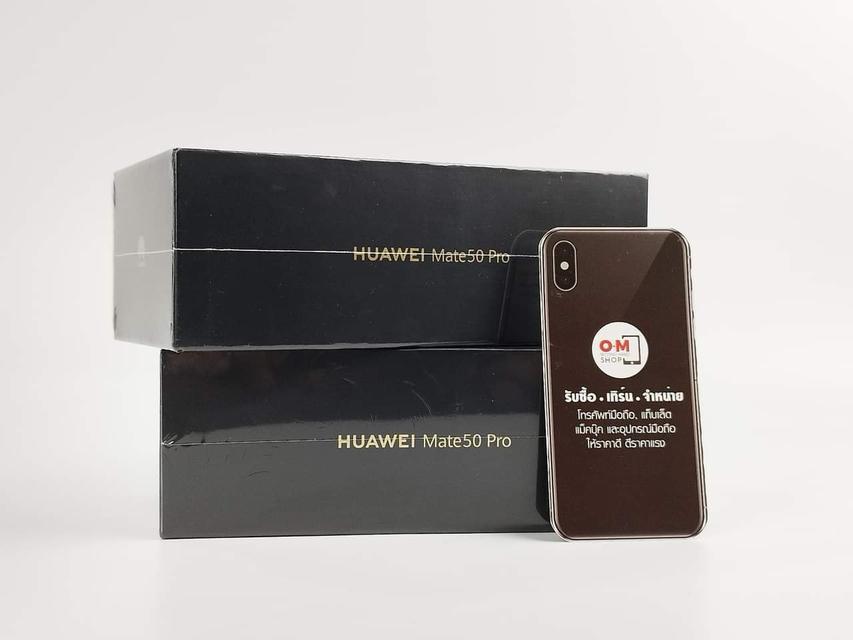 รูป Huawei Mate 50 Pro 8/256 สีดำ ใหม่มือ1 ยังไม่แกะ เพียง 41,900 บาท  3