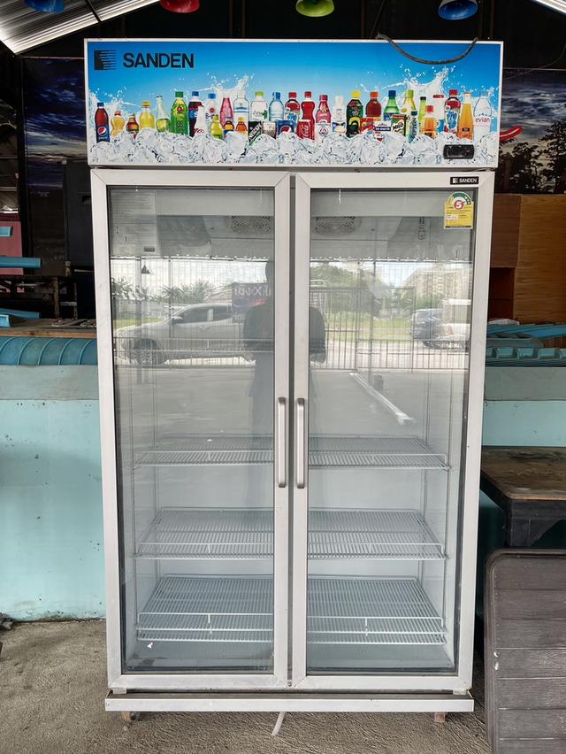 ตู้แช่เย็น 2ประตู ตู้แช่เครื่องดื่ม ตู้แช่เย็น2ประตู SANDEN มือสอง