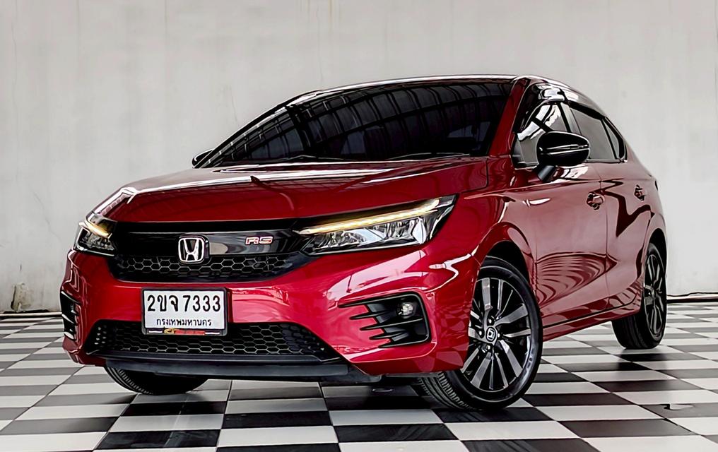 HONDA CITY, 1.0 RS (5DR)  ปี 2021/22 🚩ตัวท็อปสุด ตกแต่งพิเศษ MILE. 21,544 Km. (499,000)👑รถขายพร้อมป้ายทะเบียน (2ขจ 7333)