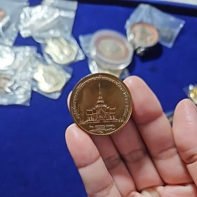 เหรียญทองแดง สมเด็จย่าอนุสรณ์การพระราชพิธีถวายพระเพลิง พระบรมศพ 2