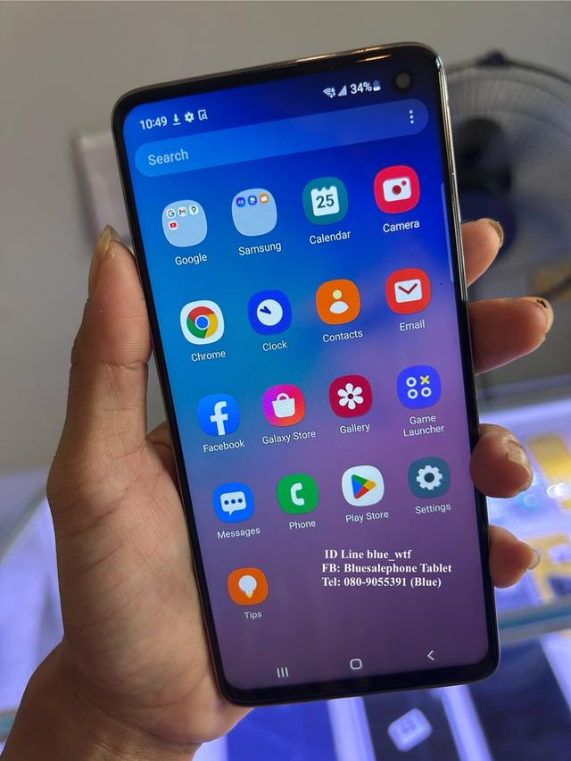 Samsung S10 จอAmoled 6.1นิ้ว ภาพสีสวย Rom128 Ram8 โหลดได้ทุกแอพ ใช้งานปกติหมด ได้ทุกซิม สภาพสวย รูปย่อยที่ 2