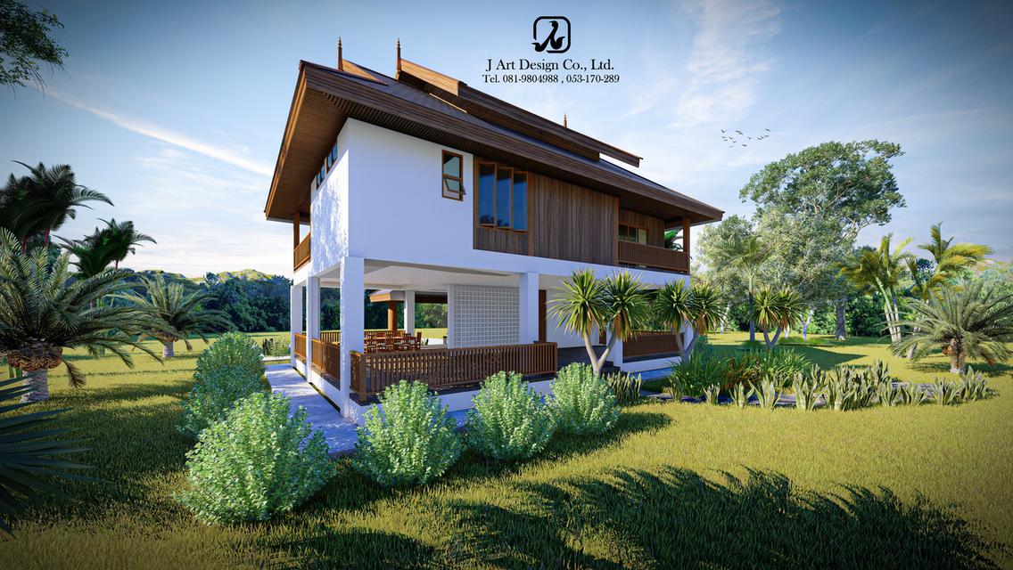 รับสร้างบ้าน รับออกแบบ ตกแต่งภายใน รับเหมาก่อสร้างทั่วไทย 6