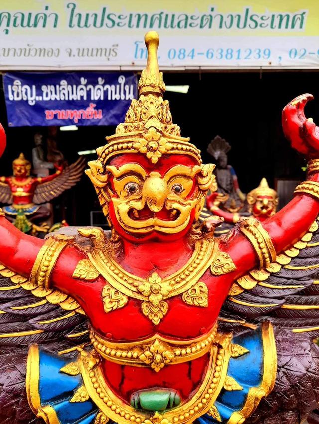 พญาครุฑหน้าดุ ขนาด65ซม ครุฑสุบรรณ แขวนผนัง 3