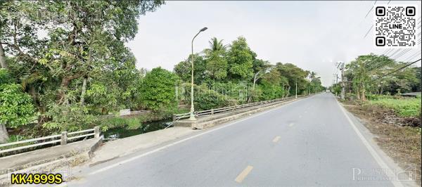 ขายที่สวยริมแม่น้ำท่าจีน 7 ไร่เศษ ชมวิวเต็ม 111 เมตร วิวโค้งน้ำ ด้านข้างติดถนนและคลอง เหมาะทำบ้านหรู โครงการ และซื้อทำกำไร ใกล้วัดท่าไม้ - KK4899S 3