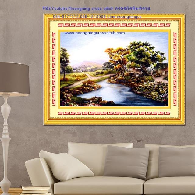 ร้าน Noongning Cross stitch ครอสติสพิมพ์ลาย จำหน่ายอุปกรณ์ครอสติส ภาพติดเพชร1722