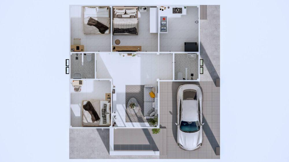 บ้านเดี่ยวชั้นเดียว ใจกลางเมืองลำปาง ใกล้สถานปฏิบัติธรรม หลวงพ่อเกษม  14