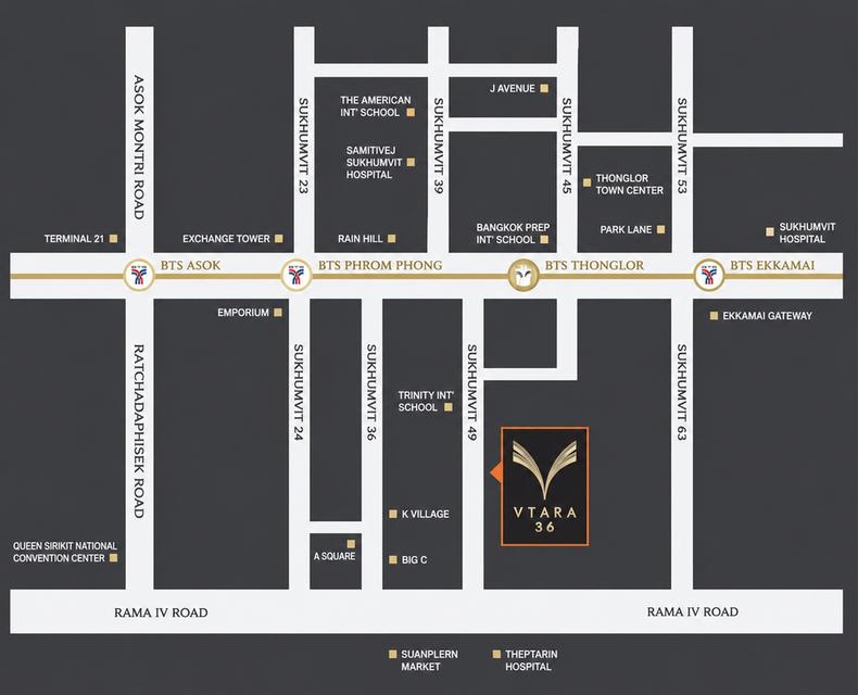 คอนโด Vtara Sukhumvit 36 3
