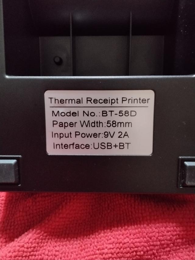 ขาย Receipt Printer model BT-58Dสินค้าใหม่นำเข้าราคาพิเศษ แถมกระดาษ4ม้วนฟรีสั่งวันนี้ส่งฟรี เพียง 500.-โทรฝ่ายขายปริ้นเตอร์ 081-5353655.ตะวัน. 3