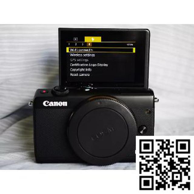 รูป Canon EOS M100 Mirrorless WiFi NFC BT Vlog Camera Black Body M 100 M100 PC2276 Vlogging and YouTube digital cam 4