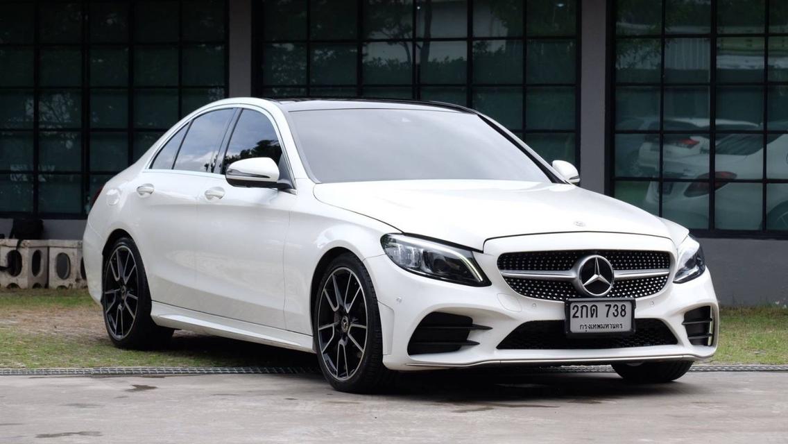 รหัสรถ KN738 BENZ C-CLASS C220d AMG DYNAMIC โฉม W205 ปี 2019