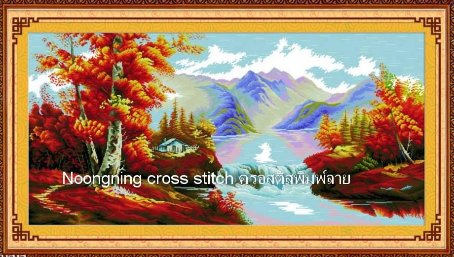 ร้าน Noongning Cross stitch ครอสติสพิมพ์ลาย จำหน่ายอุปกรณ์ครอสติส ภาพติดเพชร1529 2