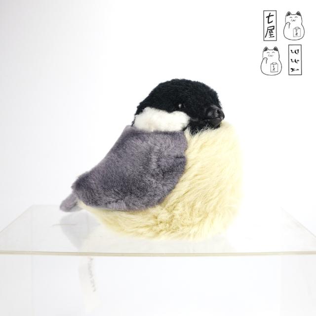 ตุ๊กตา VGT Old Fur นกชิกะดีหัวดำ 🐦 Black-capped Chickadee Bird・K&M・Wild Republic・Standard 15 cm 🎼 รูปที่ 6