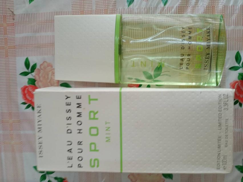 น้ำหอมแท้ราคาคุยกันได้ Issey Miyake Leau dIssey pour homme sport mint edt 80ml 