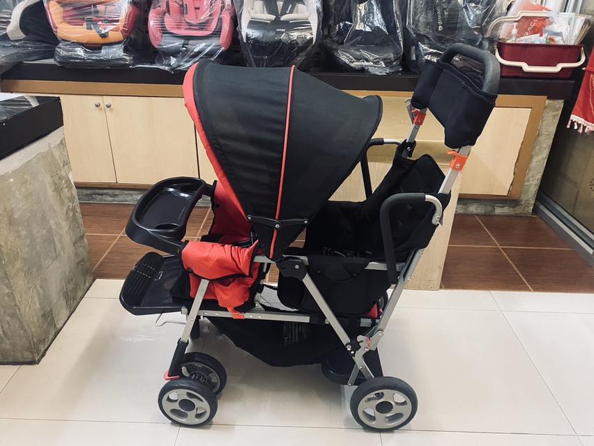 รถเข็นพี่น้องมือสอง Joovy ราคา 2,500 บาท