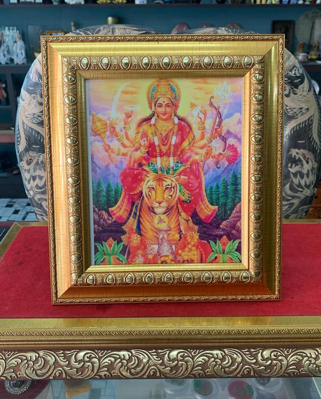 ภาพพระแม่ทรงเสือ พร้อมกรอบ 3
