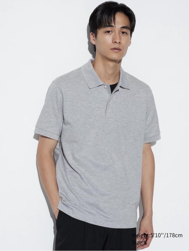 UNIQLO Dry Pique Short Sleeve Polo Shirt 5