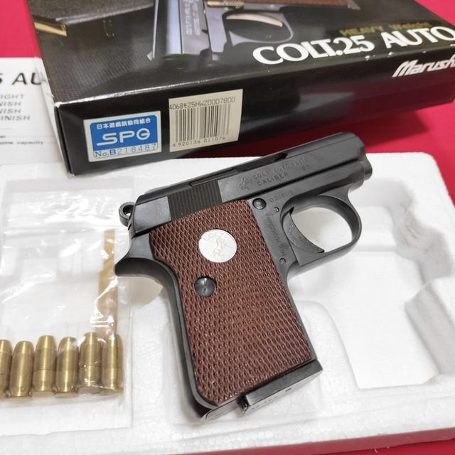 Model Cap Gun Marushin Colt .25 Heavy Weight อุปกรณ์ครบ ใหม่นอนกล่อง ยังไม่เคยยิง รูปที่ 6