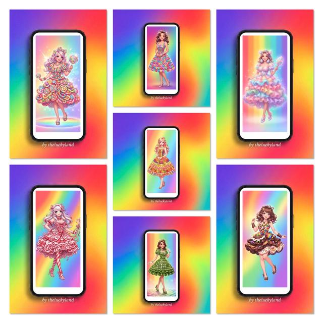 Candy Sweet วอลเปเปอร์มือถือ วอลเปเปอร์มงคล วอลเปเปอร์สายมู ลูกรักสิ่งศักดิ์สิทธิ์ จอสวยรวยโชค