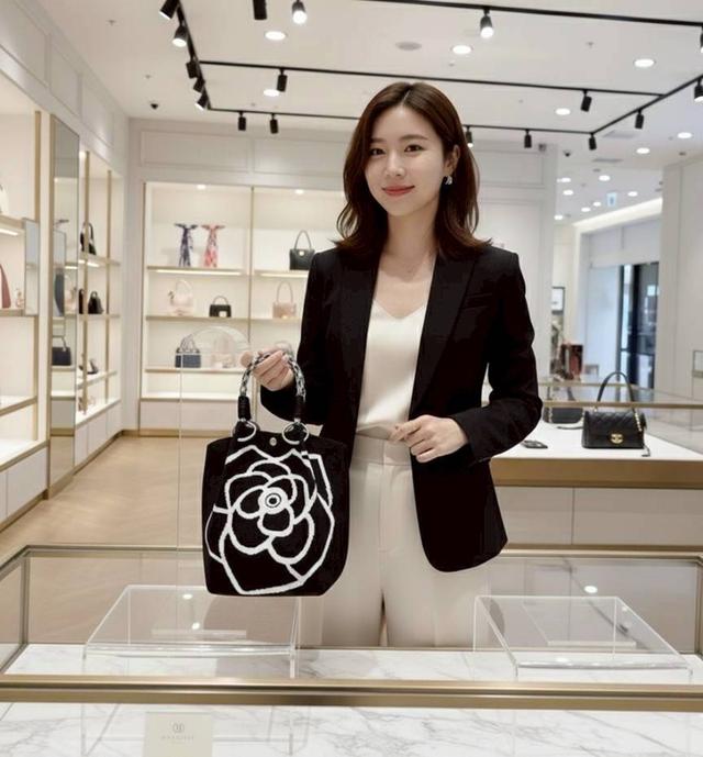 กระเป๋าถือลายคามิลเลีย