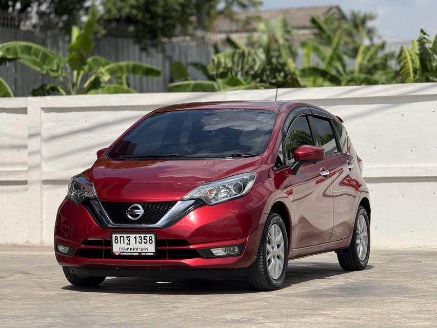 2018 NISSAN NOTE, 1.2 VL โฉม ปี17-ปัจจุบันสีแดง ตัวท็อปสุด ปุ่มสตาร์ท จดทะเบียนปี2019 รูปย่อยที่ 2